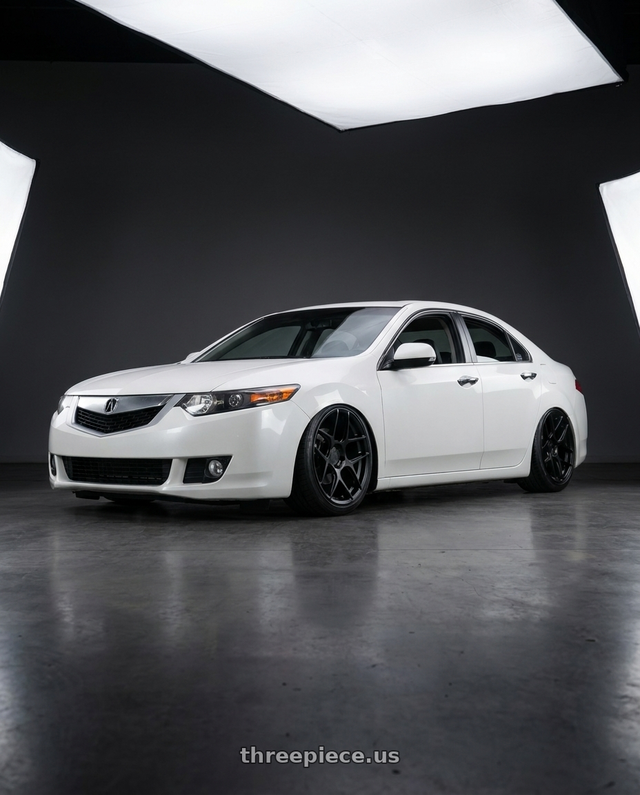 2013 Acura TSX with Aodhan AFF2 5x114.3 19x8.5+35 Matte Black wheels