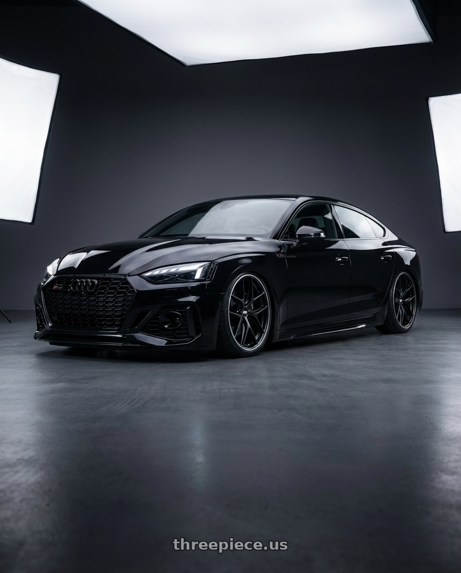 2022 Audi RS5 with BBS CC-R 5x112 20x9.0+25 Satin Black wheels