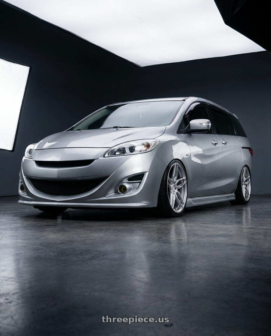 2013 mazda 5 with ADV.1 ADV005 5x120 20x11 +38 Platinum wheels