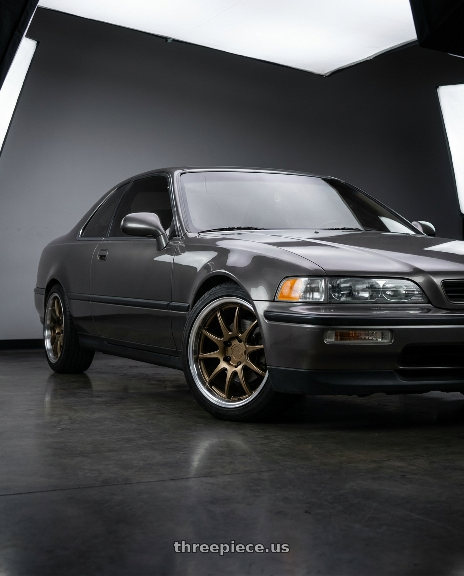 1991 Acura legend  with Aodhan DS02 5x114.3 18x8.5+35 Bronze w/Machined Lip wheels