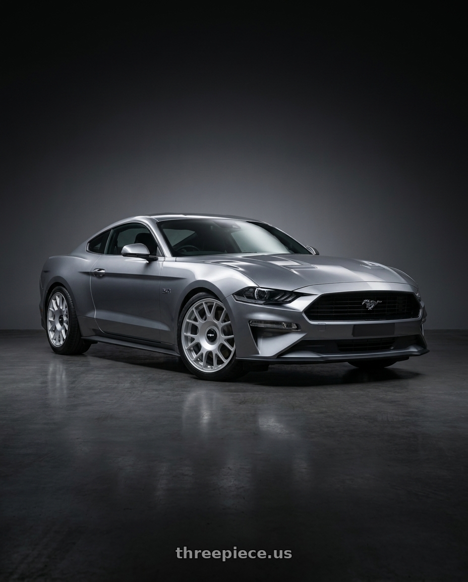 2020 ford mustang  with Rotiform 1PC R188 TUF-R 5X112/5X114.3 19X9.5 +38 SILVER wheels