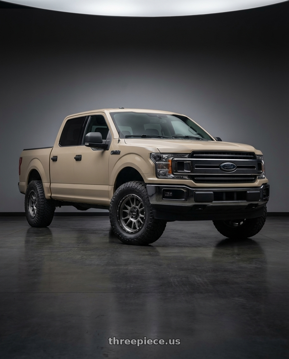 2019 Ford F-150 with Vision Off-Road 111 Nemesis 6x135 20x9+18 Gunmetal wheels