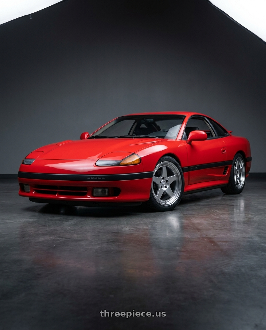 1992 Dodge Stealth with Kansei K12H KNP 5x114.3 18x8.5 35 Hyper Silver wheels