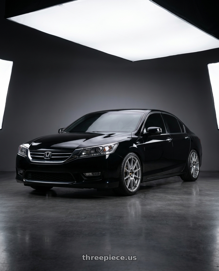 2014 Honda CR2 Accord 3.5 Touring with BBS FS 5x112 19x9.0+25 Diamond Silver wheels