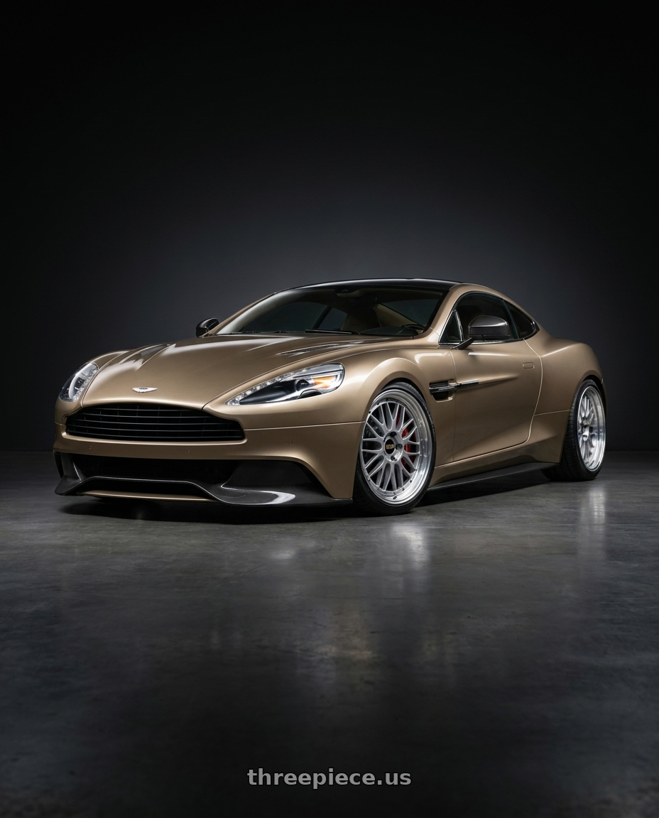 2014 Aston Martin Vanquish fitted with BBS LM 5x114.3 18x9.0+42 Diamond Silver $1390 wheels