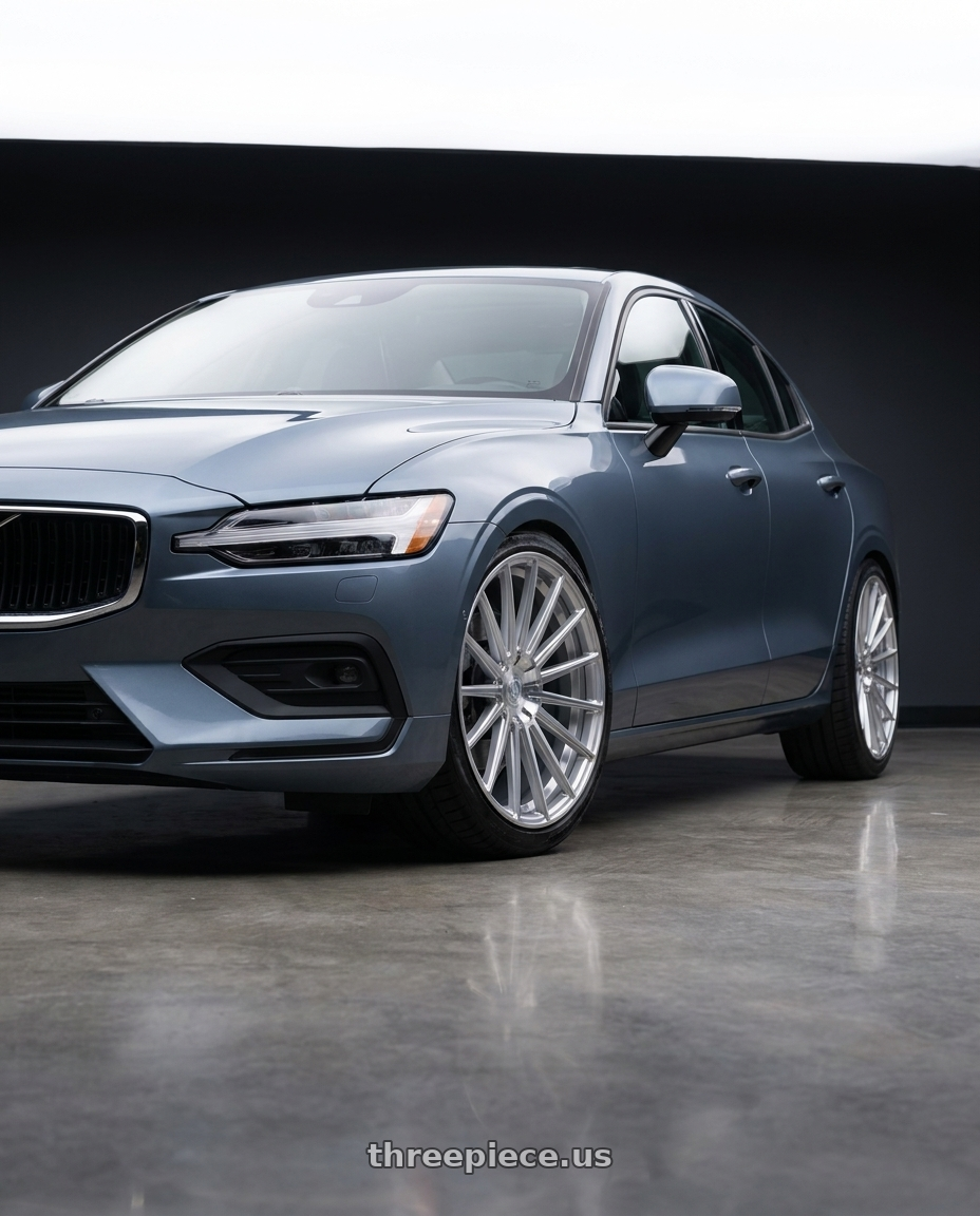 2019 Volvo s60 with AXE WHEELS EX50 5x108 20x8.5 +40 Silver wheels