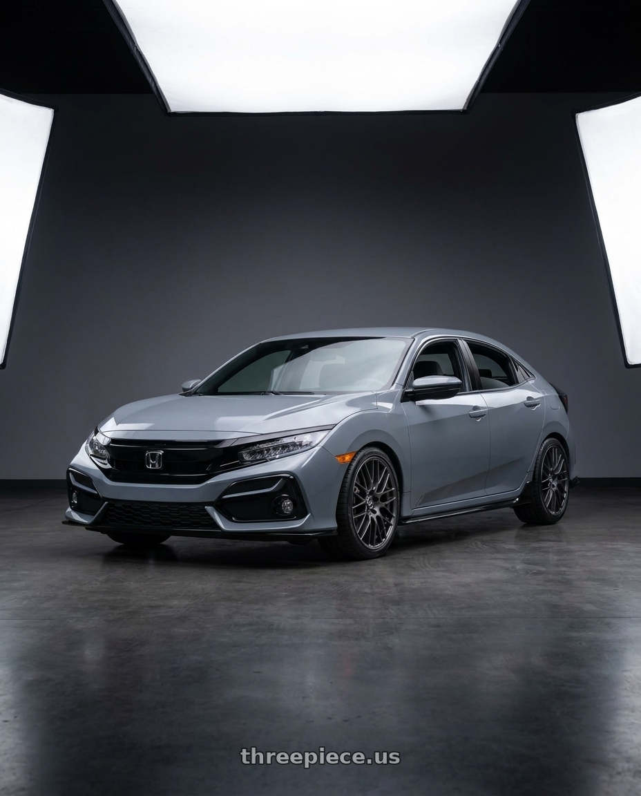 2021 Honda Civic Type R with Enkei EKM3 442 5x120 18x8+42 Gun Metal wheels