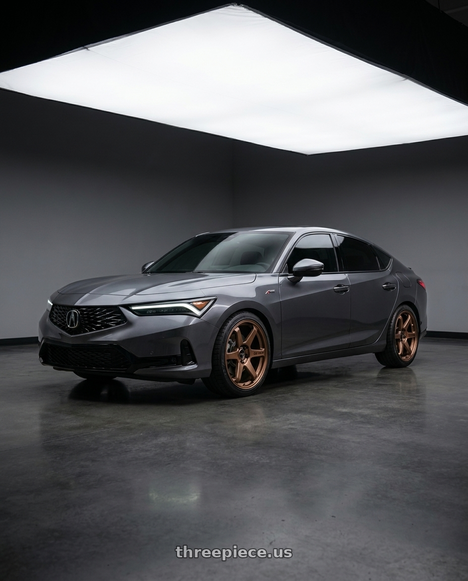2023 Acura Integra A spec with Enkei T6R 5x114.3 18x9.5+38 Copper wheels