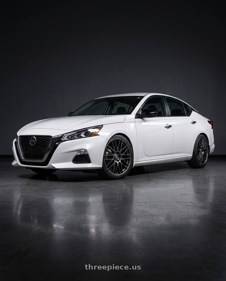 2021 Nissan Altima SV with Enkei EKM3 5x114.3 18x8+40 Gunmetal wheels