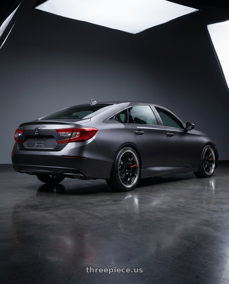 2019 honda accord lx with Emotion ZR10 2P wheels rear three quarter view square tires