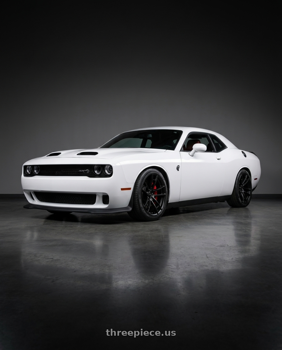 2021 Dodge Challenger SXT with MRR M392 5x115 20x9.5  +12 Matte Black fit Charger Challenger wheels