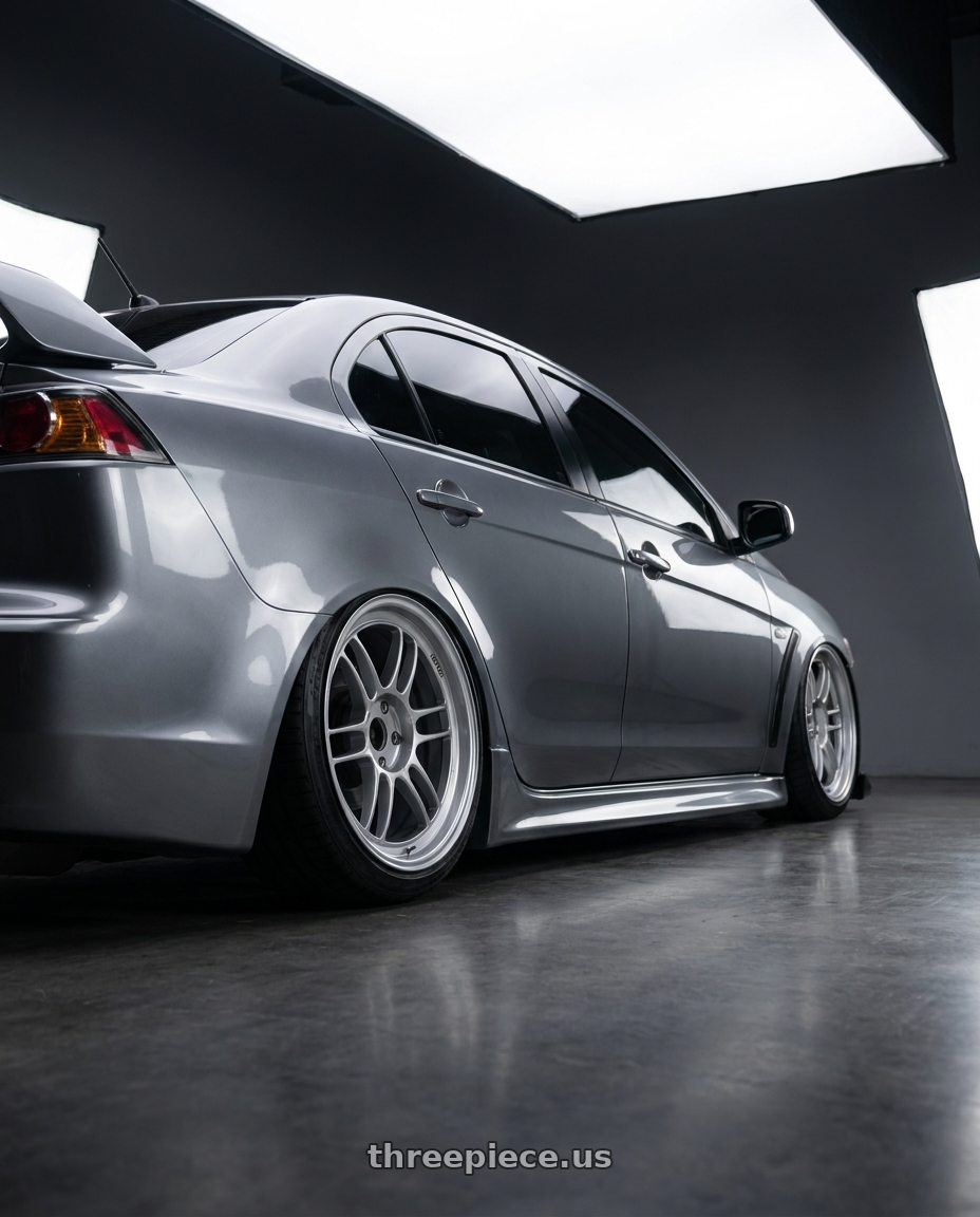 2008 Mitsubishi Colt with Enkei J10 4x1001143 15x6538 Silver W Machined Lip Dia 15x65 Et38 wheels
