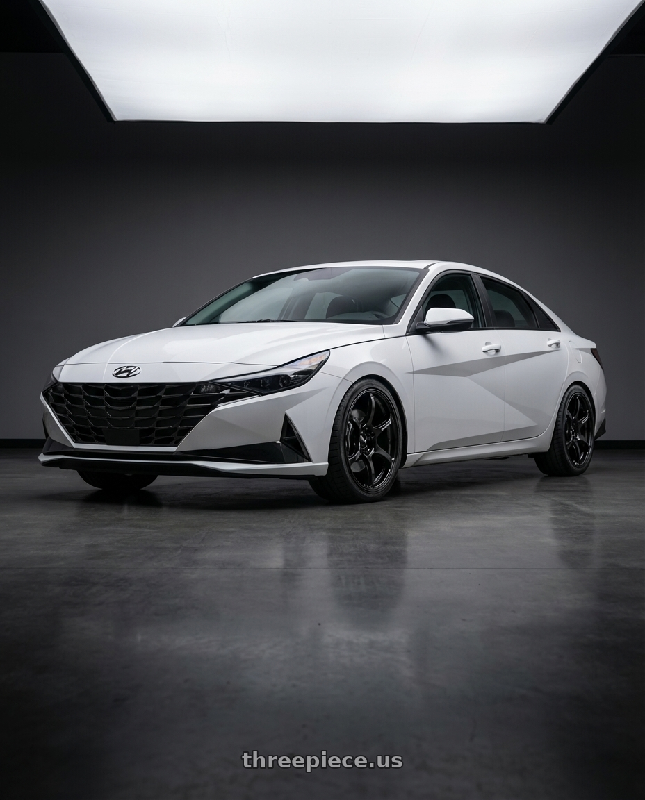 2024 Hyundai Elantra N with Advan RGIII 5x114.3 19x8.5+38 Gloss Black wheels