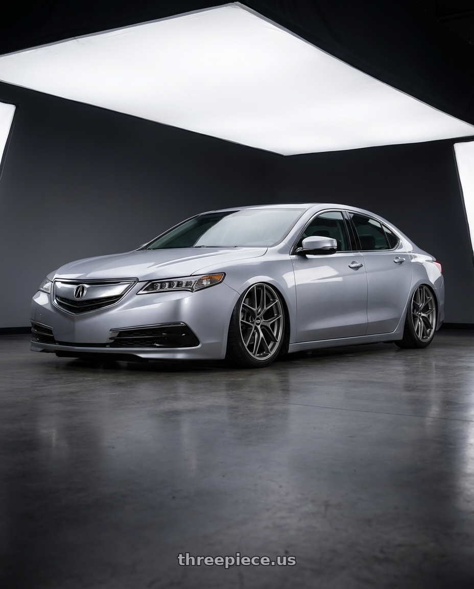 2019 Acura TLX with BBS CC-R 5x114.3 20x9.5+35 Satin Platinum wheels