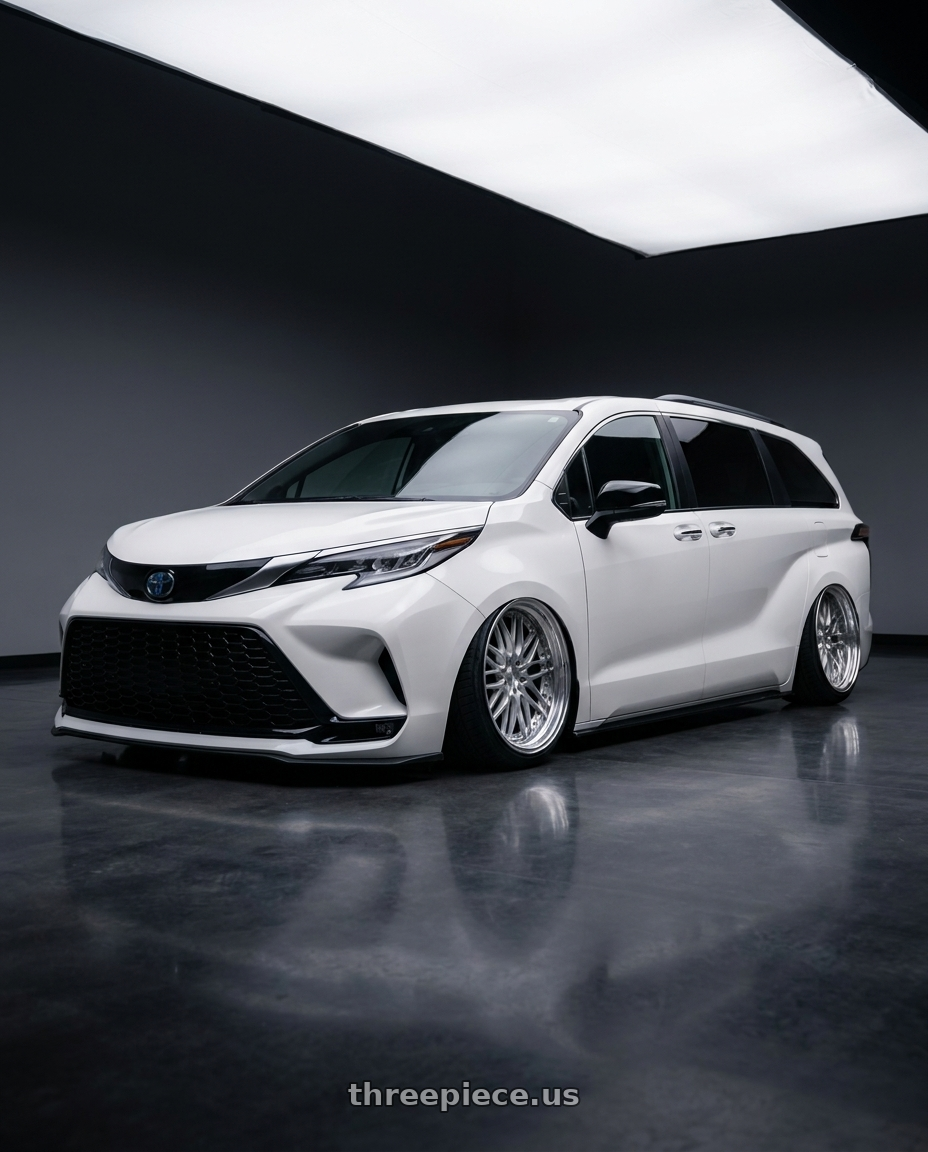 2025 TOYOTA SIENNA XSE with Leon Hardiritt Bugel Reverse Rim 4x98 4x100 16x9.0 ET16 Standard Disk Inset wheels