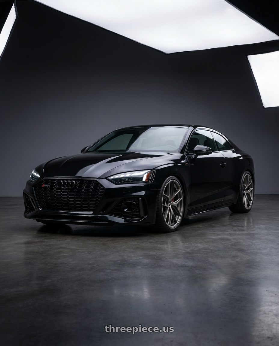 2022 Audi RS5 with BBS CC-R 5x112 20x9.0+25 Satin Platinum wheels