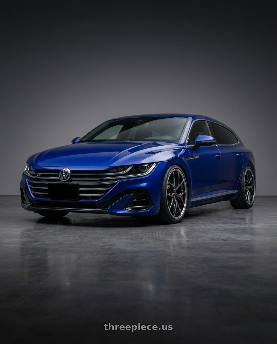 2023 Vw Arteon shooting brake with BBS RI-S 5x112 20x9.0+34 Diamond Black wheels