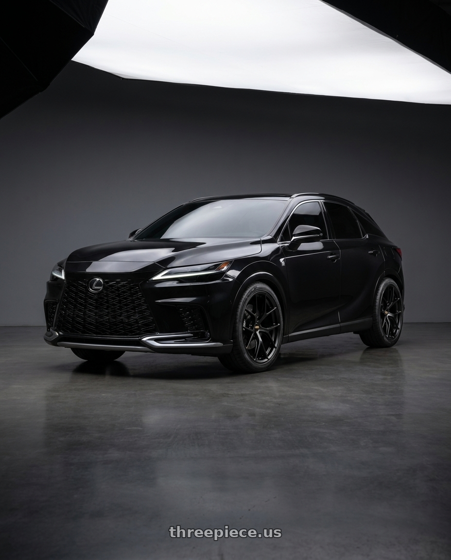 2025 Lexus RX350 F Sport with BBS FI-R 5x112 21x11.0+24 Satin Black wheels