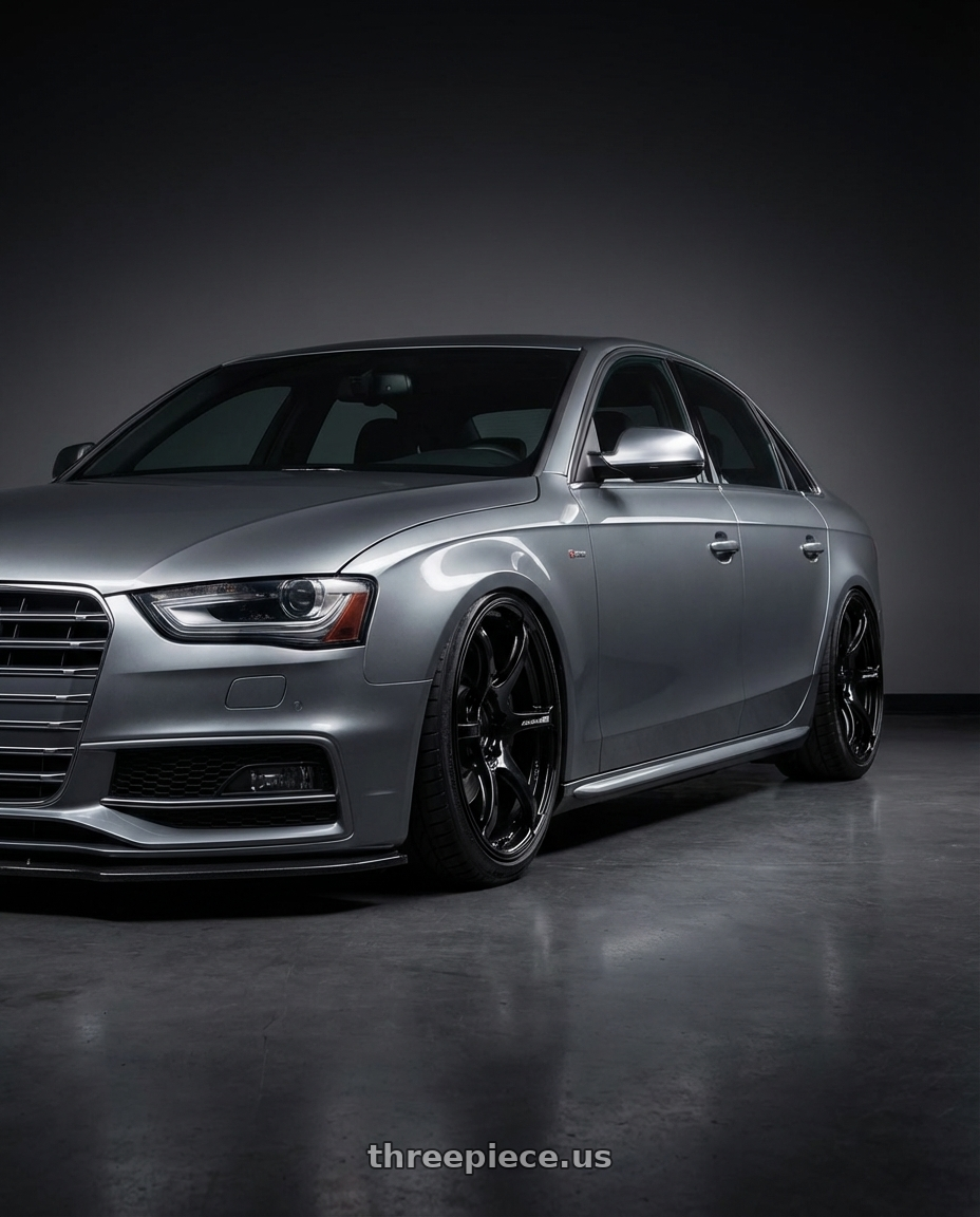 2015 Audi S4 B8.5 with Advan RGIII 5x112 19x8.5+45 Gloss Black wheels