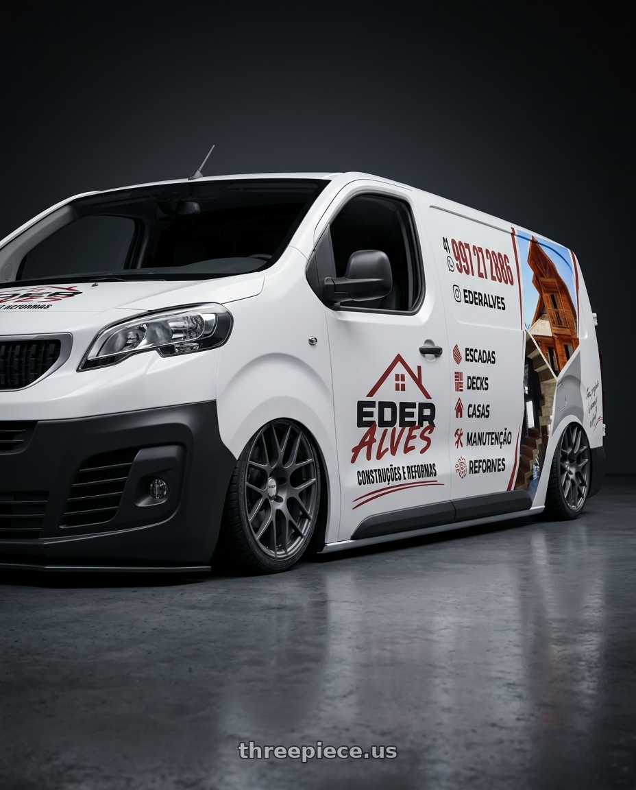 2020 PEUGEOT EXPERT adesivada with TSW NURBURGRING 5X114.3 17X7.5 +45 MATTE GUNMETAL wheels