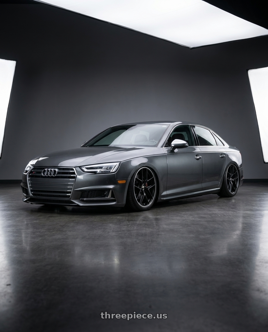 2023 Audi S4 B9 with BBS CC-R 5x112 20x9.0+25 Satin Black wheels
