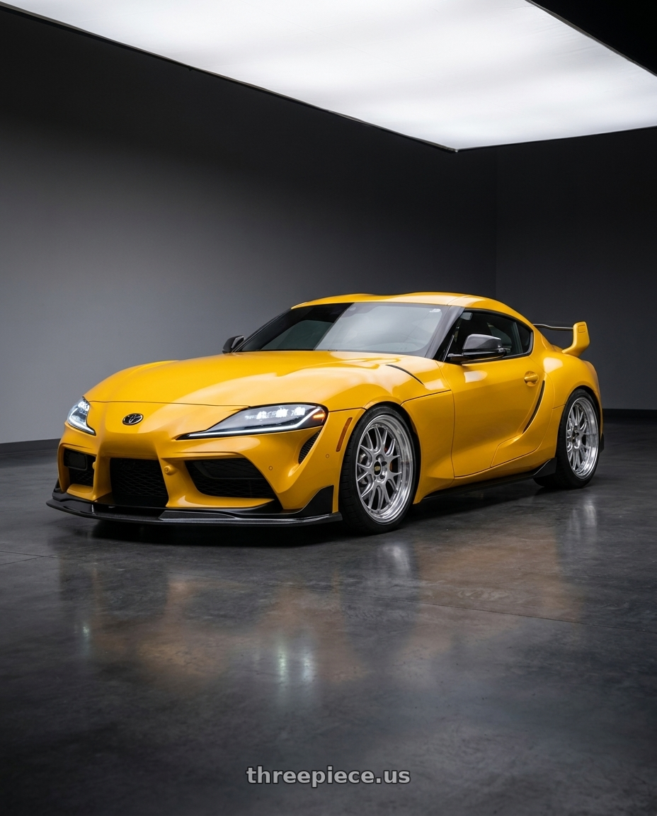 2022 Toyota Supra A91-CF Nitro with BBS LM-R 5x112 19x9.5+38 Diamond Silver wheels