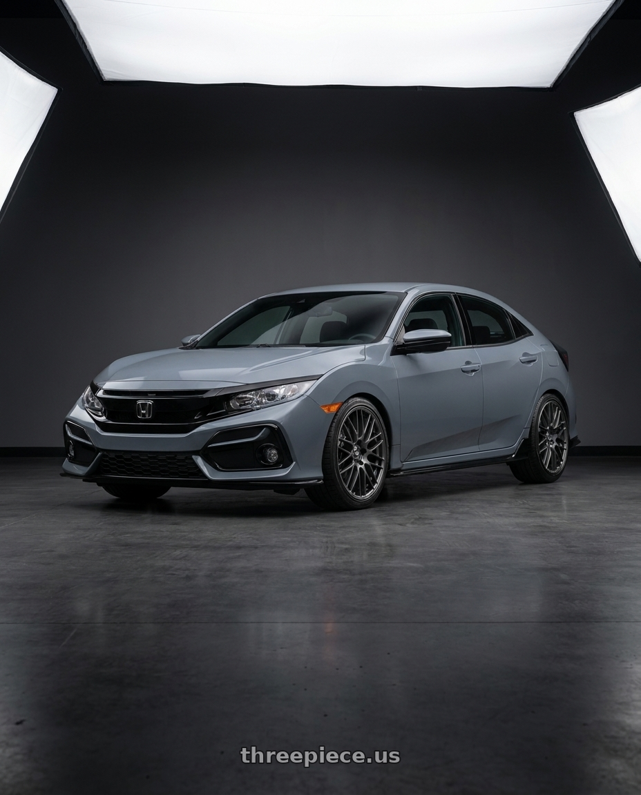 2021 Honda Civic Type R with Enkei EKM3 442 5x120 18x8+42 Gun Metal wheels