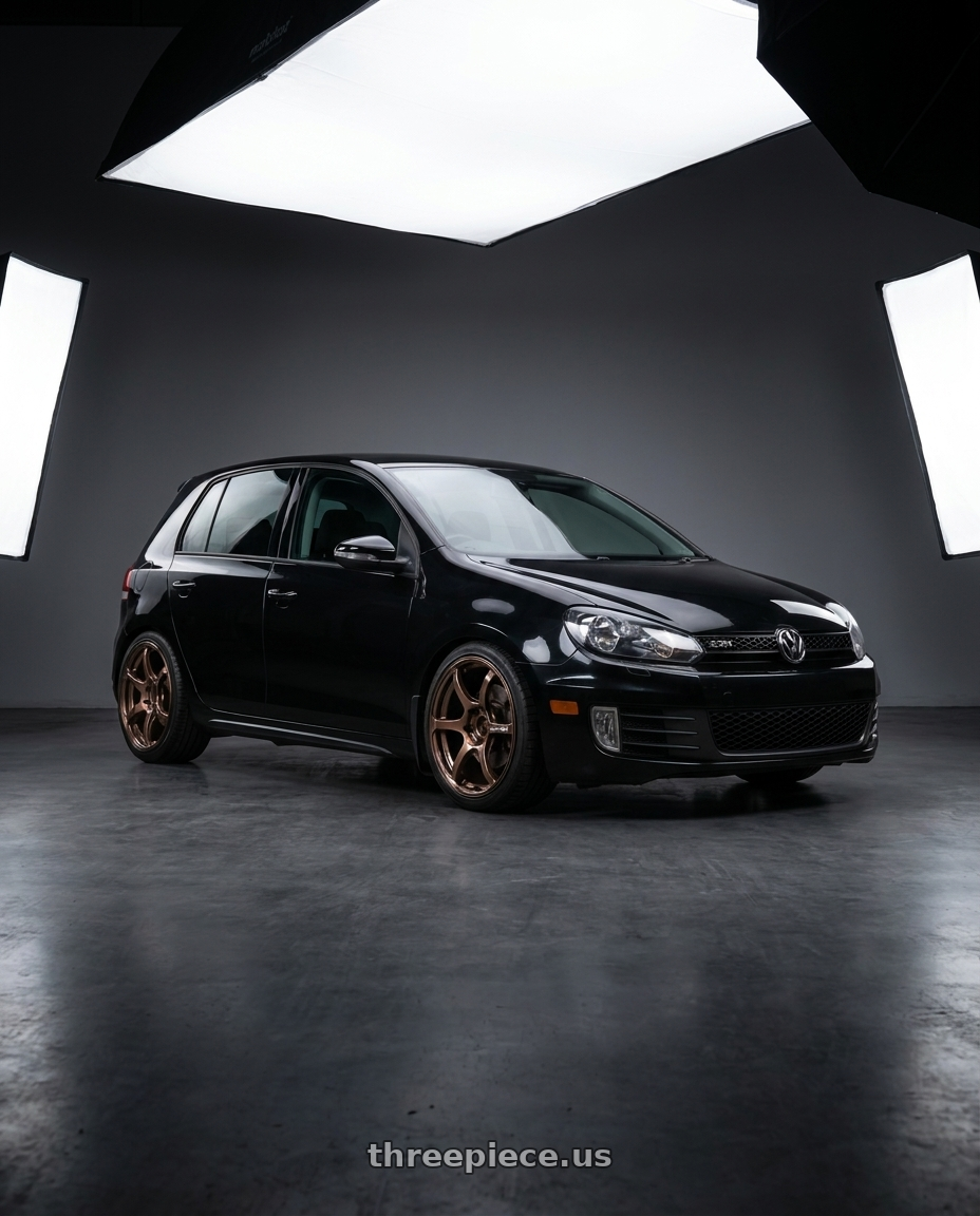 2012 Golf TDI with Advan Racing RG-4 5x112 18x8.5 +45 RACING COPPER BRONZE wheels