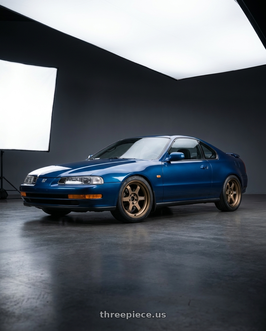 1993 Honda prelude with Volk Racing TE37V 4x114.3 15x8.0+0 wheels