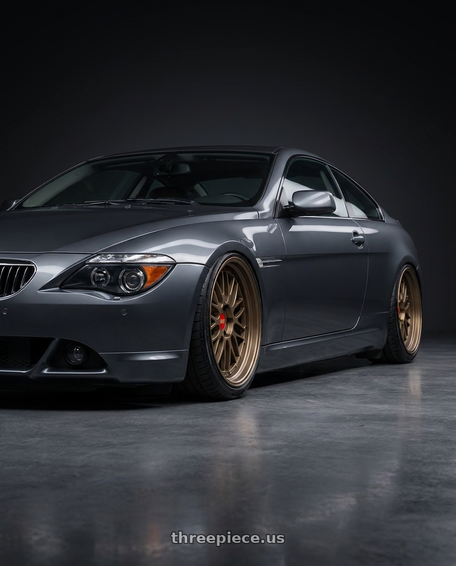 2006 BMW 650i with BBS LM 5x112 20x11.0+24 Matte Bronze wheels