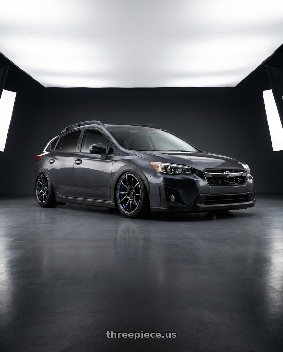 2020 Subaru xv with WedsSport SA-10R 5x100 18x7.5+45 F wheels