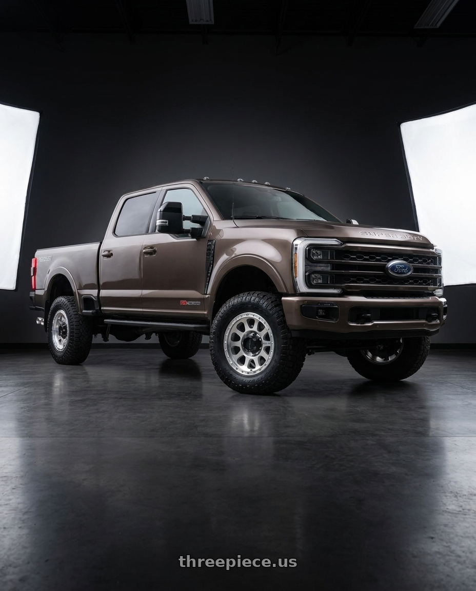 2024 ford f350 with Method MR315 18x9 +18mm Offset 8x6.5 130.81mm CB Machined/Clear Coat Wheel - MR31589080318 wheels