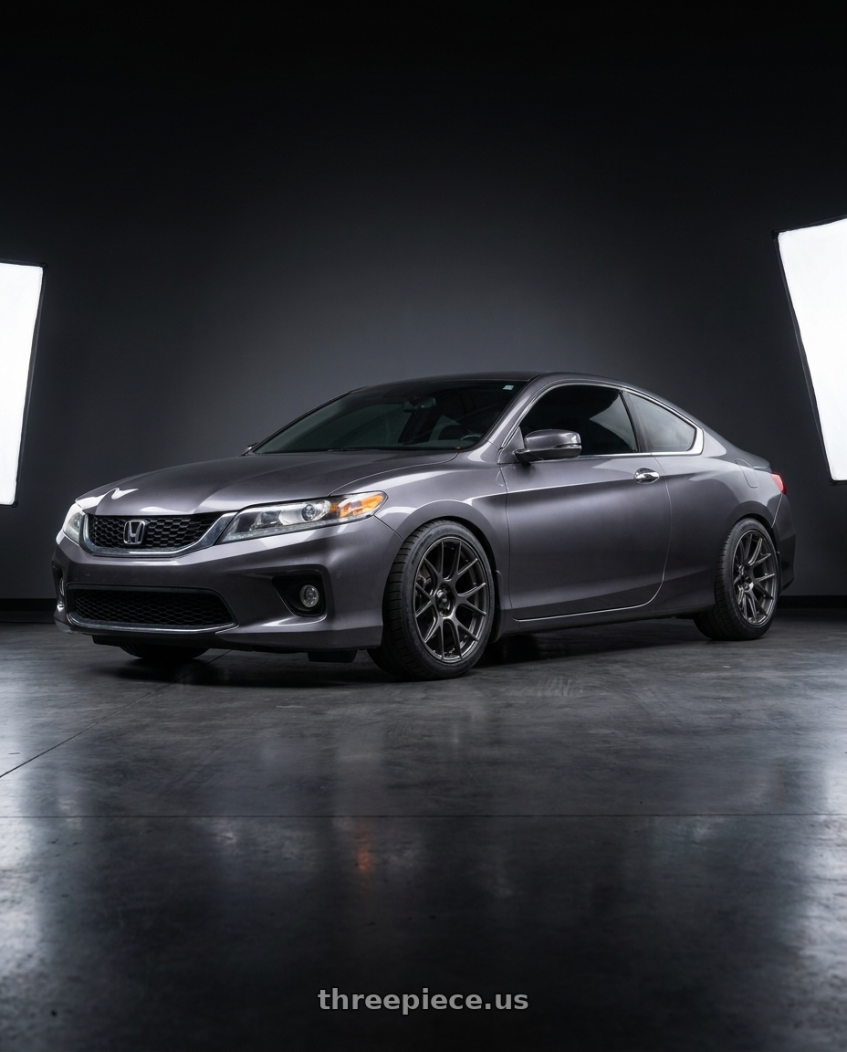 2013 honda accord ex-l with Konig Ampliform 5x115 18x10+20 Dark Metallic Graphite wheels