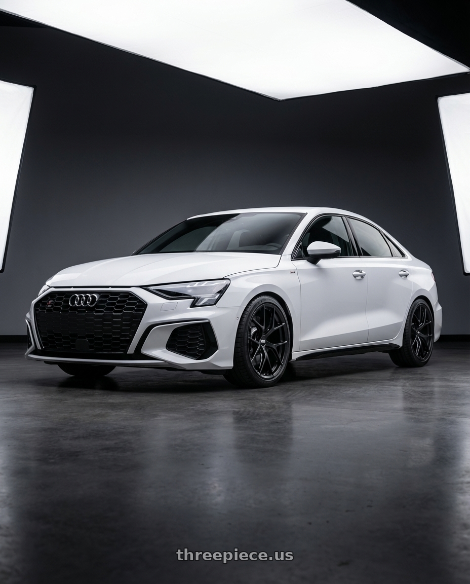 2024 Audi S3 8Y with BBS FI-R Evo 5x112 19x9.5+15 Satin Black wheels