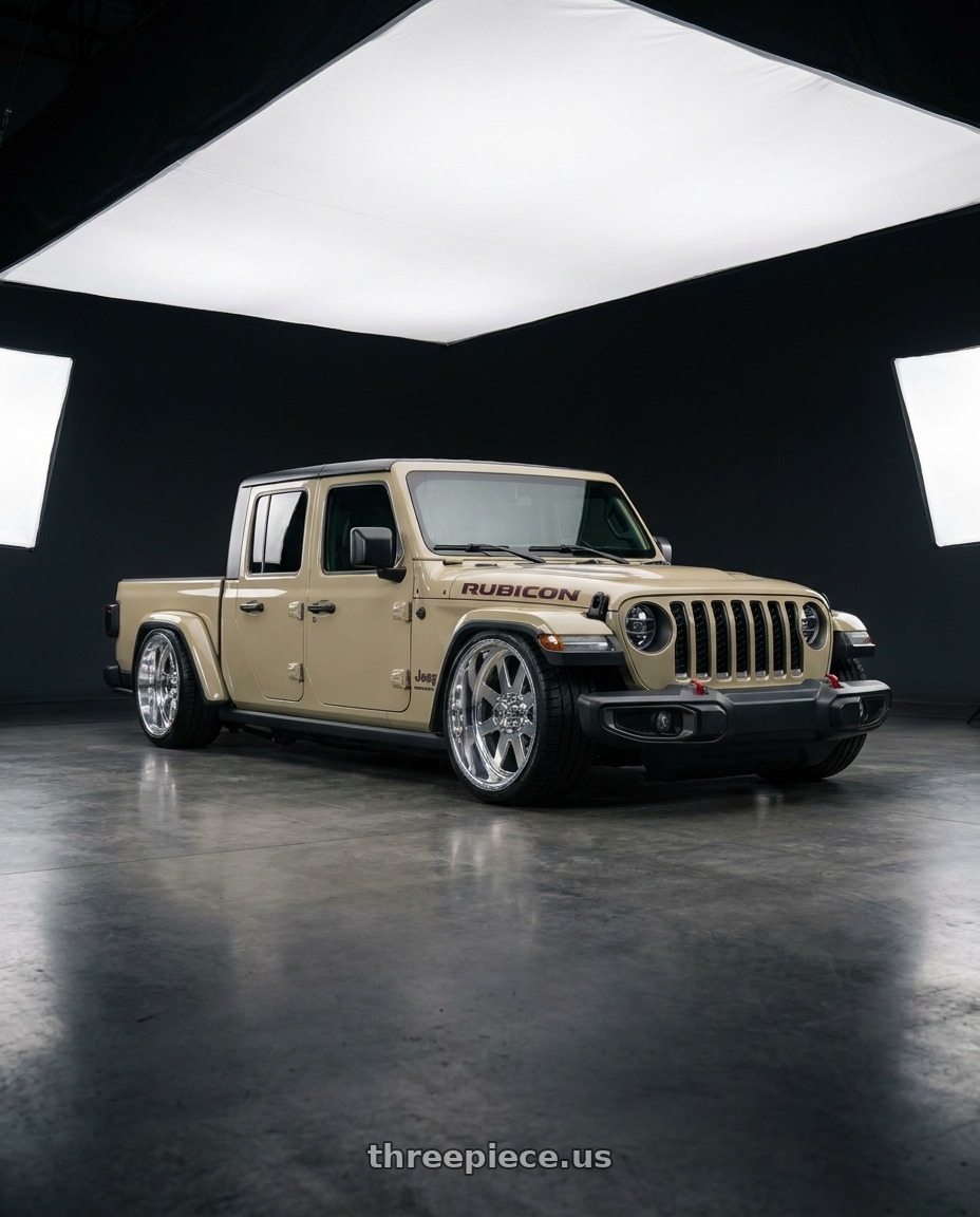 2023 Jeep galdiator with American Force 11 Independence SS 8X180 26X16 -101 POLISHED wheels