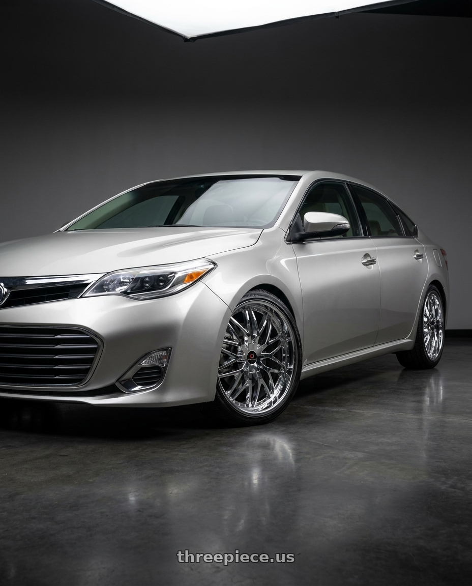 2013 toyota avalon with Cavallo CLV-46 5x114.3/5x120 20x8.5 +35 Nano Chrome wheels