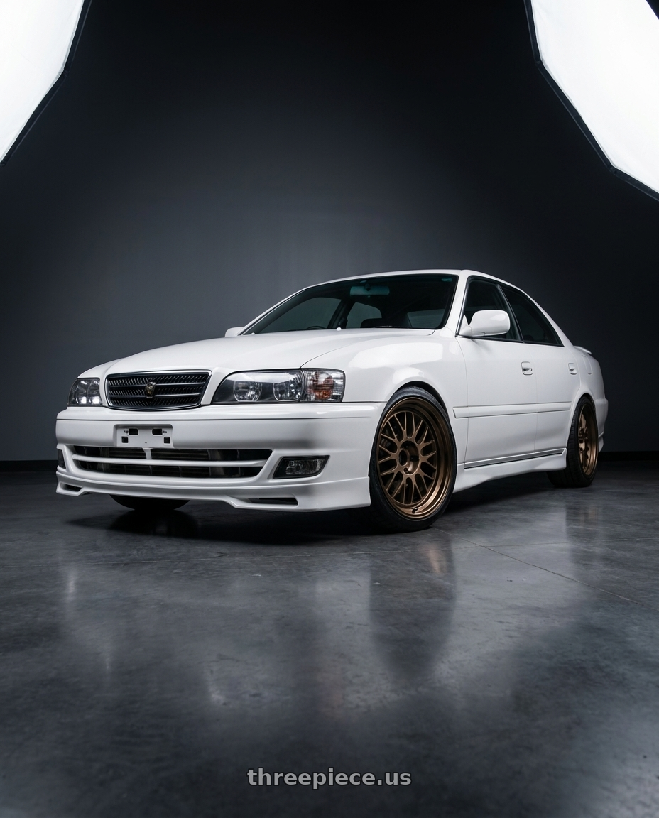 1999 Toyota Chaser Tourer Gp with Volk Racing 21A 5x112 18X10-15  Bronze wheels