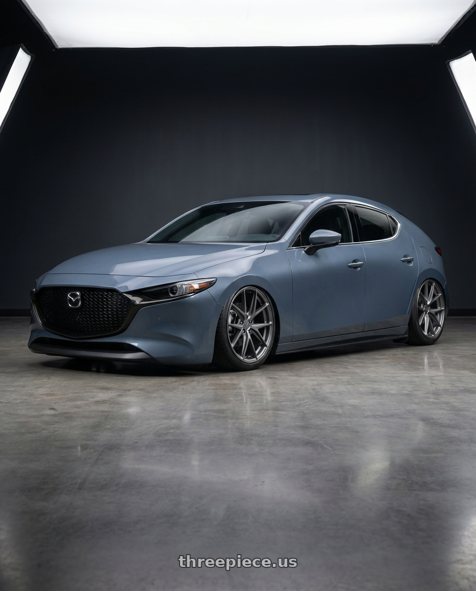 2023 Mazda Mazda3 Turbo with Niche 1PC M116 MISANO 5X114.3 18X8 +40 MATTE GUN METAL wheels