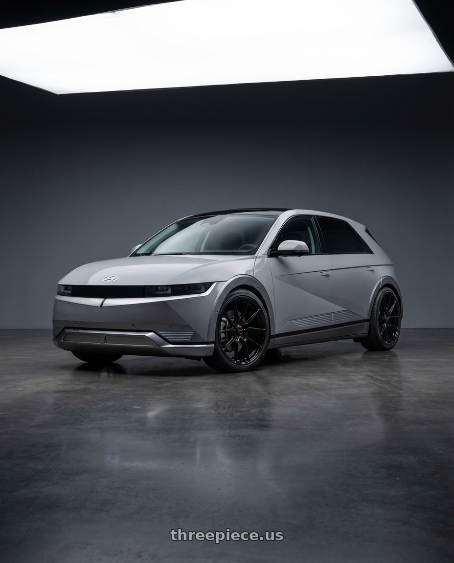 2024 Hyundai Ioniq 5 N with Vossen x Novitec NF10 21x9.5in - 5x114.3 BP - ET28 - Gloss Black Ferrari SF90 Front Wheel - F-AFP-47-F01-C25 wheels