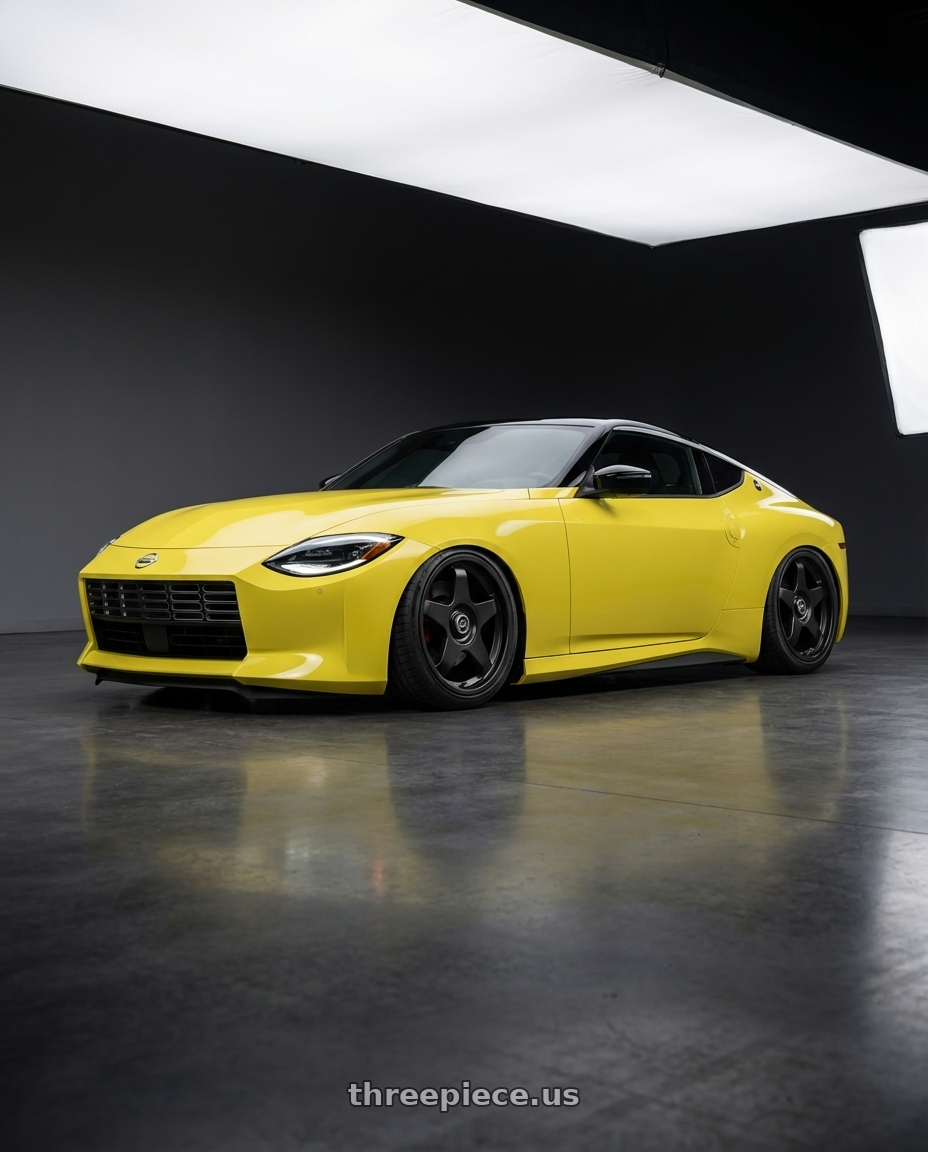 2024 Nissan Z with fifteen52 CHICANE 5x114.3 / 5x120 19x8.5 +35 ASPHALT BLACK (SATIN BLACK) wheels