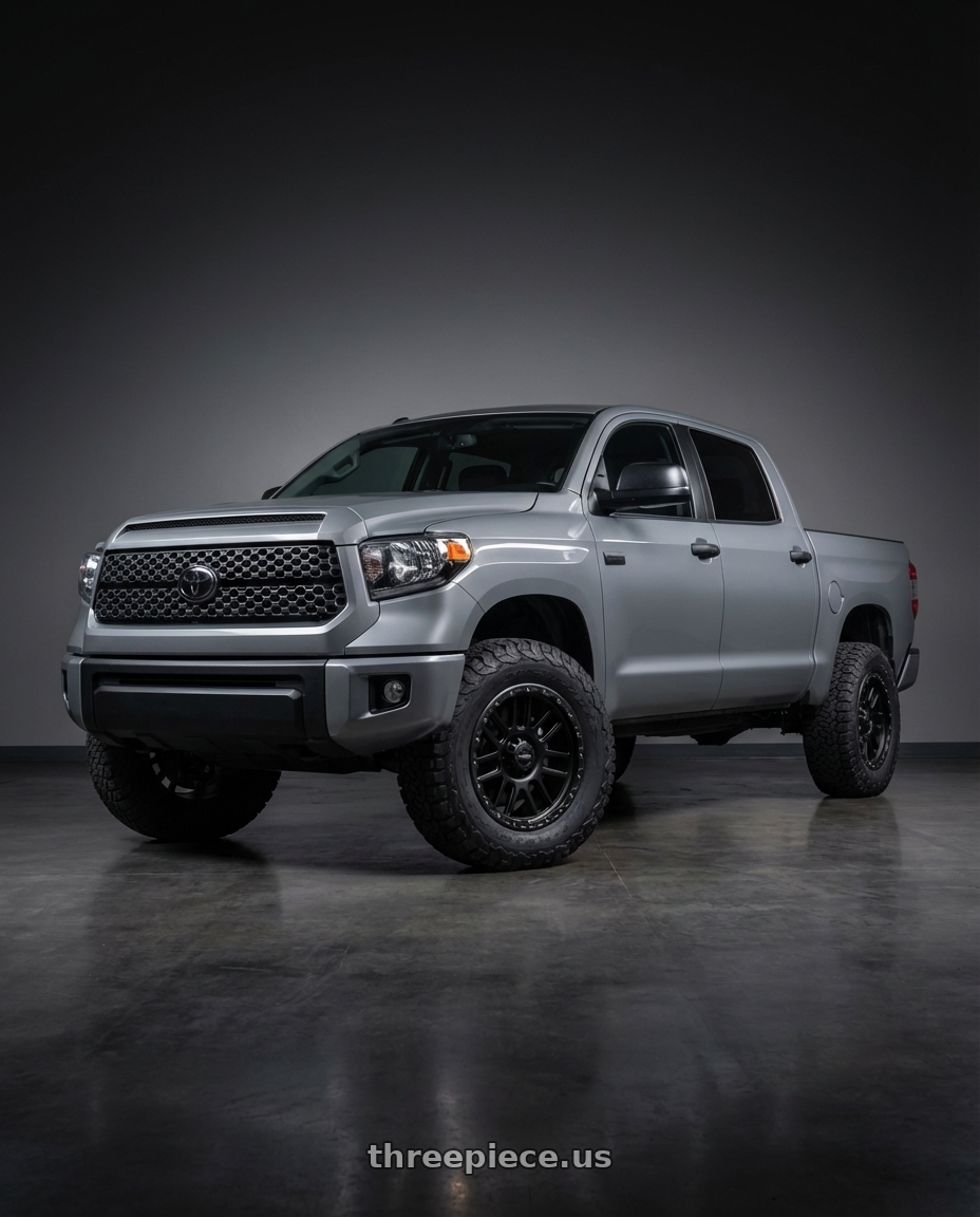 2018 Toyota Tundra with Vision Off-Road 111 Nemesis 5x150 20x9+18 Matte Black wheels