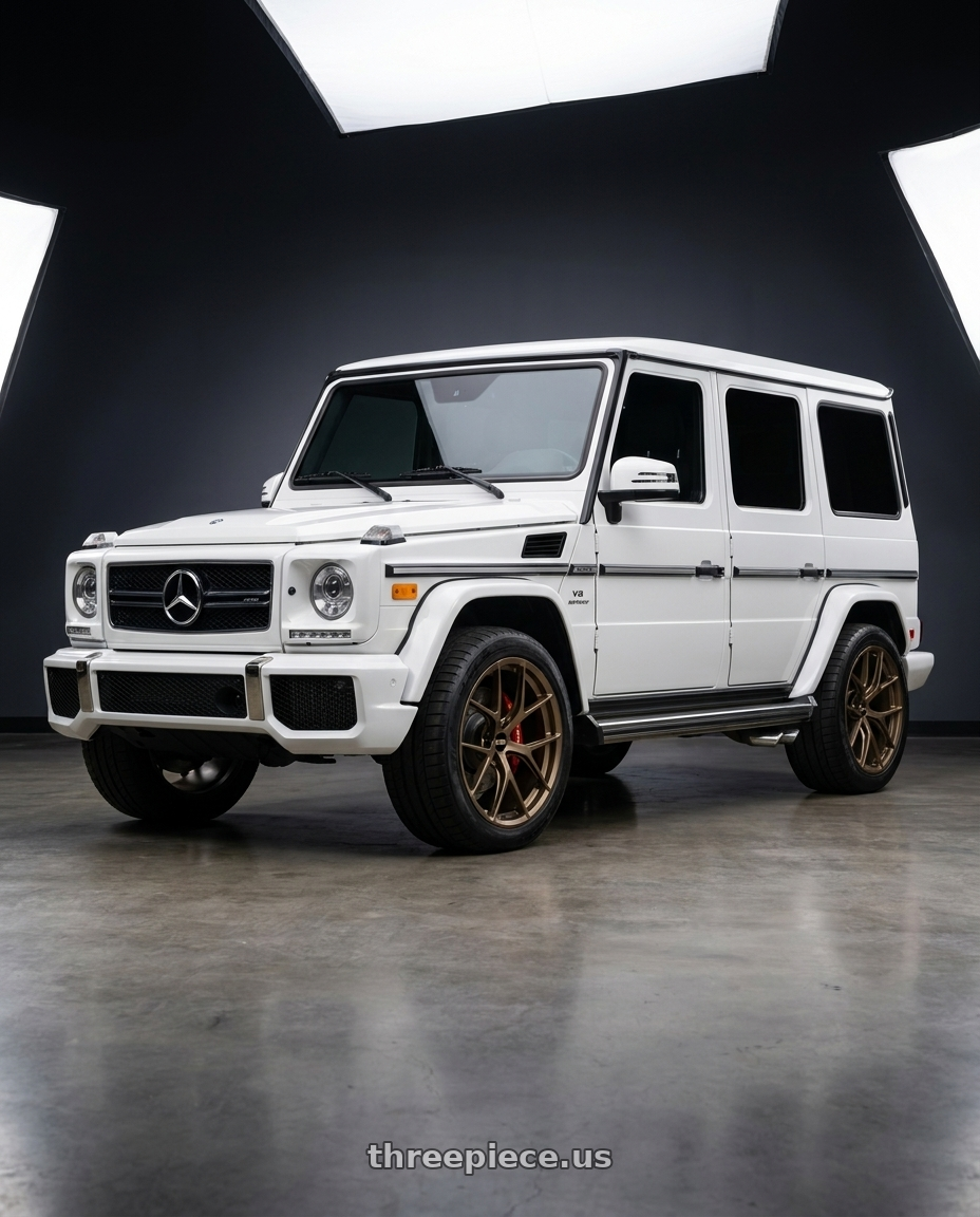 2015 Mercedes-AMG G63 with BBS FI-R CL 20x12.0+44 Matte Bronze wheels