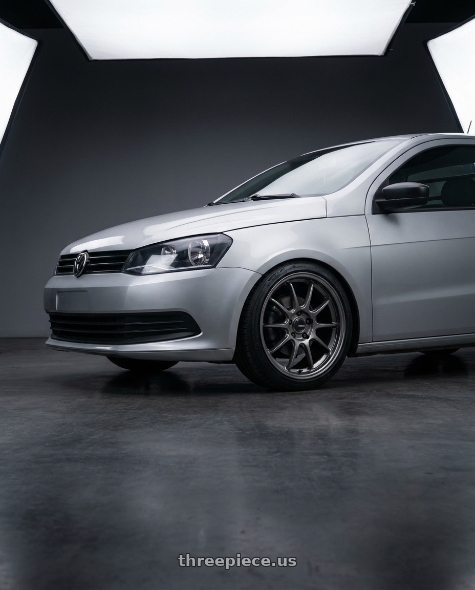 2015 Volkswagen Saveiro Trendline with Enkei DRACO 5x114.3 18x8.0+45 Anthracite wheels