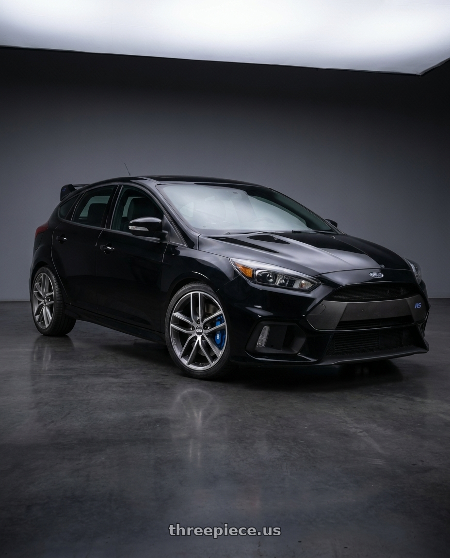 2017 ford focus RS with BBS SX 5x108 19x8.5+45 Gloss Platinum w/ Diamond Cut wheels