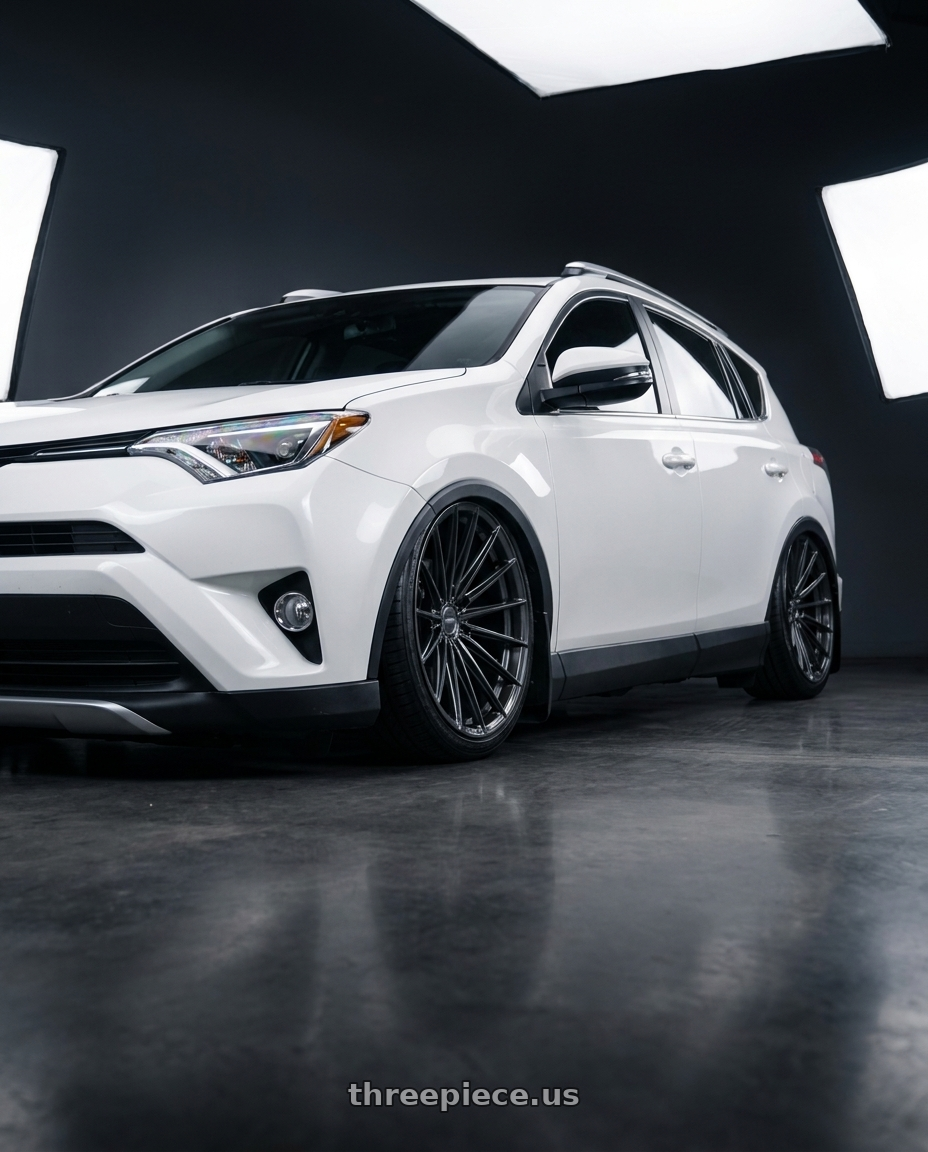 2018 Toyota Rav4 with VOSSEN HFX-4 6X135 22x9.5 +20 GLOSS GUNMETAL wheels