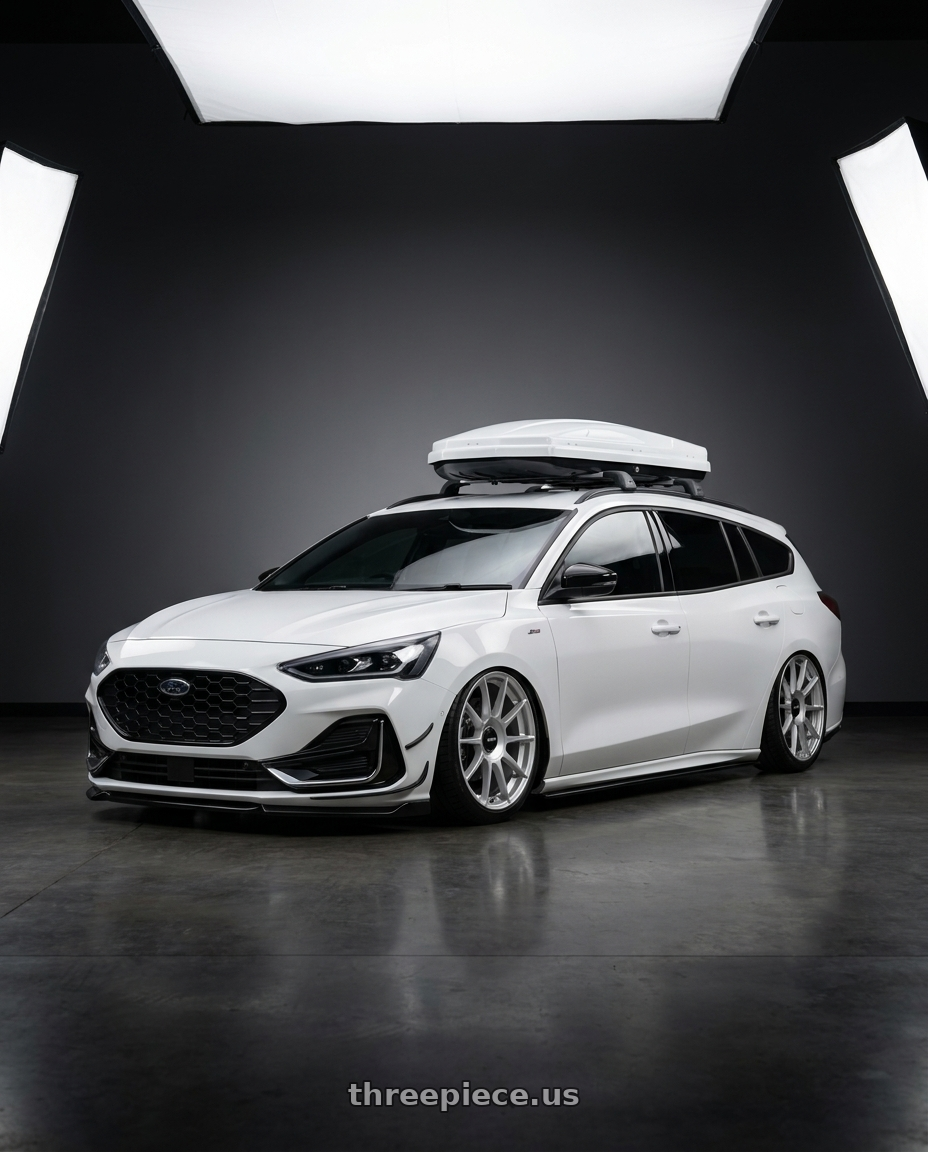2023 ford focus wagon with Rotiform 1PC R170 DTM 5X108/5X114.3 19X8.5 +45 SILVER wheels