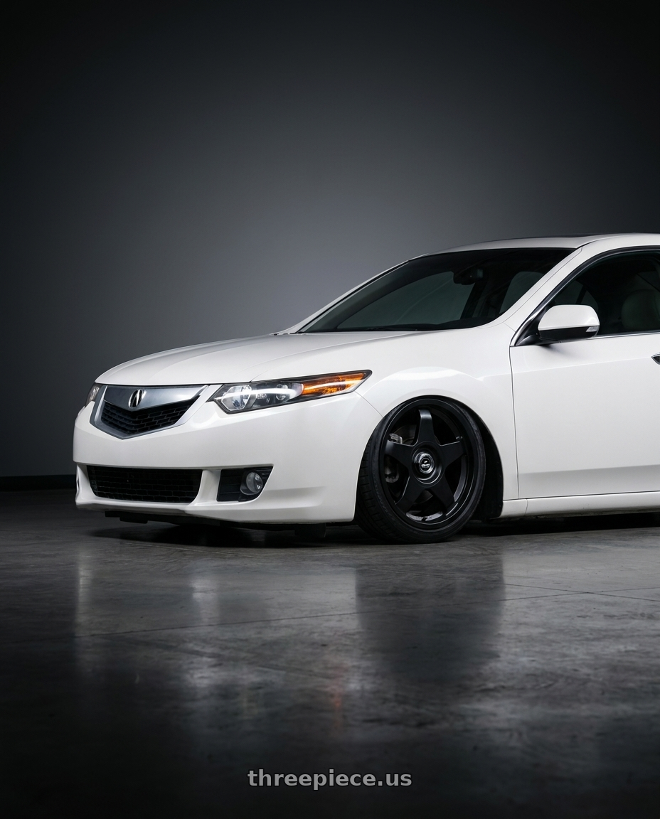 2013 Acura TSX with fifteen52 CHICANE 5x114.3 / 5x120 19x8.5 +35 ASPHALT BLACK (SATIN BLACK) wheels
