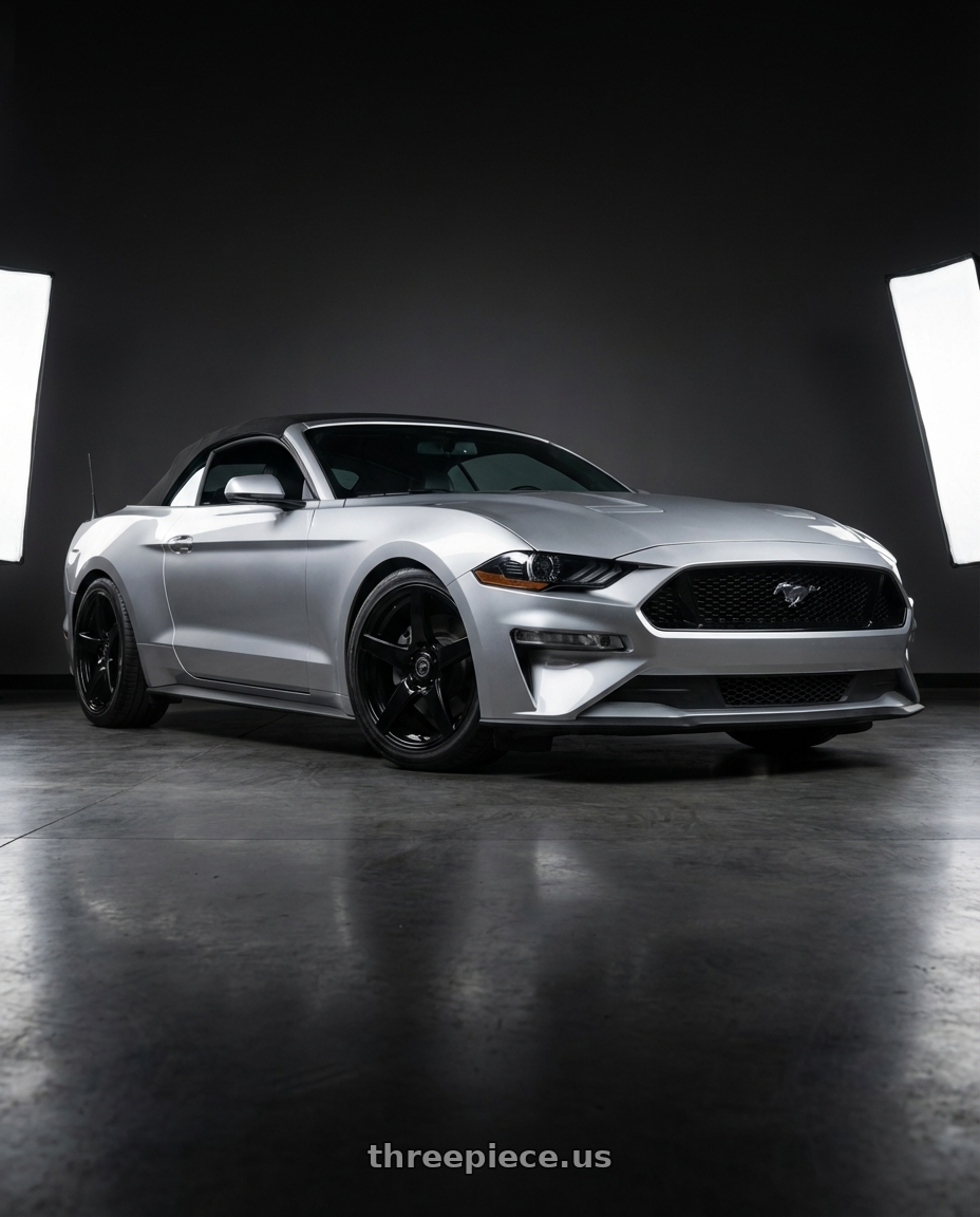 2018 ford mustang with Forgestar CF5 5x114.3 20x9 +35 Gloss Black wheels