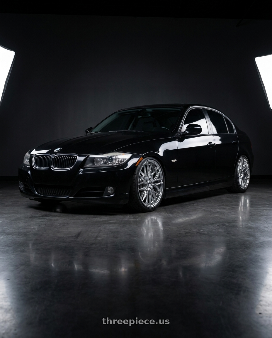 2011 bmw 335d with Niche 1PC M249 GAMMA 5X120 18X8 +40 CHROME wheels