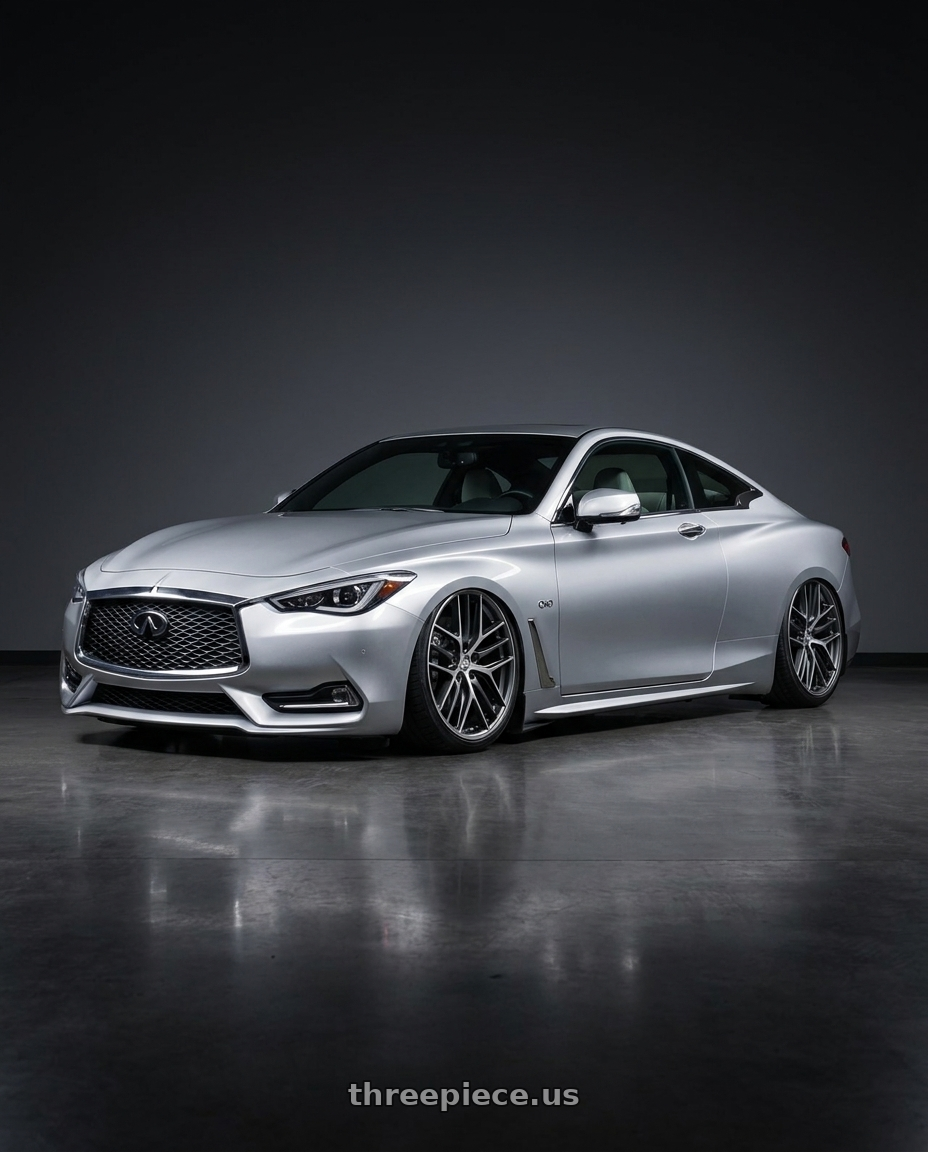 2020 Infiniti Q60 with BBS CC-R 5x114.3 20x9.0+32 Graphite w/ Diamond Cut Face wheels